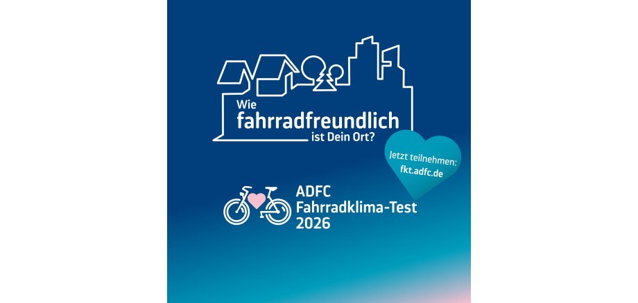 20260826 Rosbach unterstützt den ADFC-Fahrradklima-Test - FKT26_KeyVisual_quadratisch_1080x1080