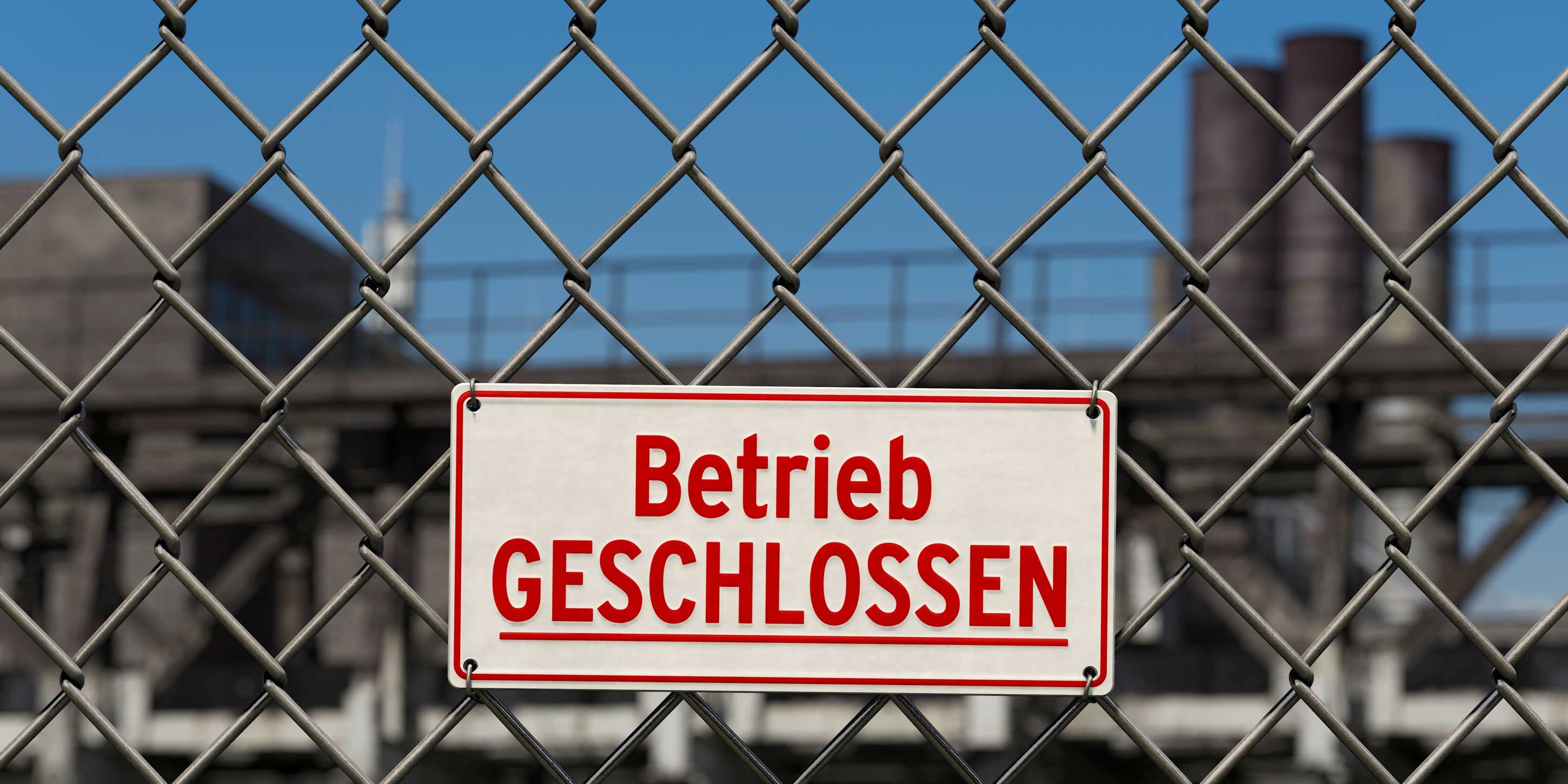 3d,Illustration,,Sign:,Plant,Closed,("betrieb,Geschlossen",In,German) 3d,Illustration,,Sign:,Plant,Closed,("betrieb,Geschlossen",In,German)
