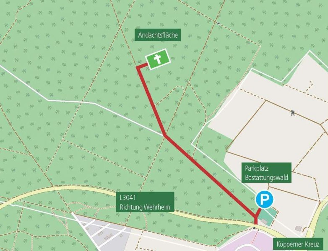 Bestattungswald | Stadt Rosbach vor der Höhe